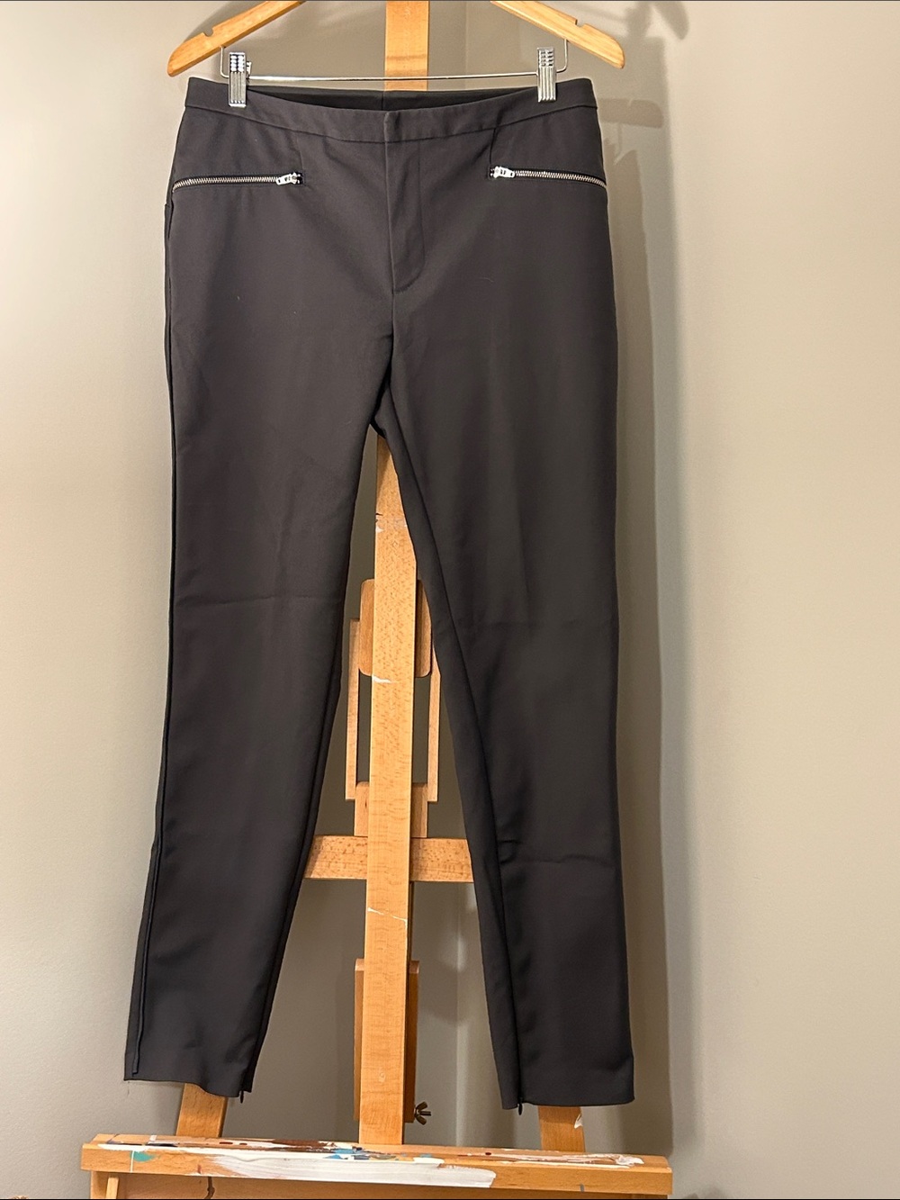 LUXURY | Tiger of Sweden | Devana Slim Pant in Charcoal | Size 8/10 - EU40